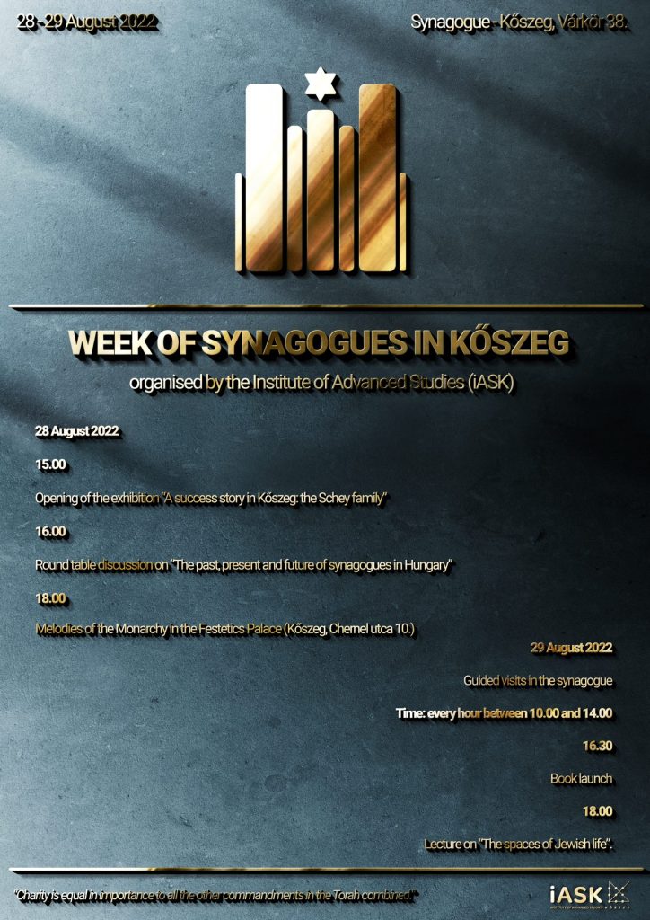 Week of Synagogues in Kőszeg