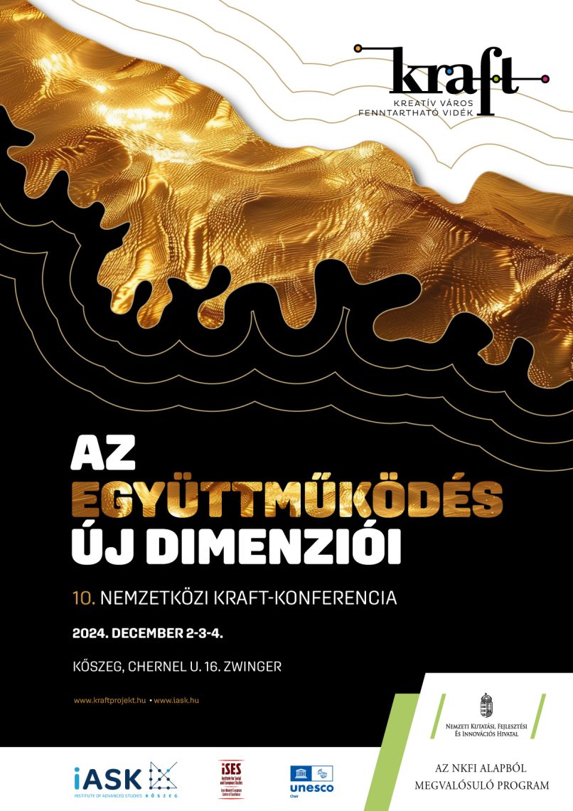 Konferencia plakát: "Az együttműködés új dimenziói". Kraft konferencia Kőszegen, 2024. december 2-4.