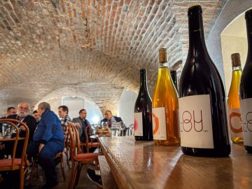 Borosüvegek a EU-Balkán Obszervatórium téli iskoláján.