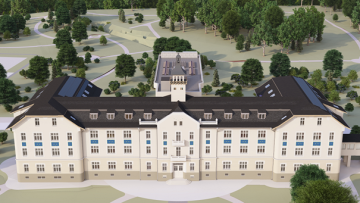 Kőszegi épület látképe, ahol az új ENSZ Egyetem intézete létesül.