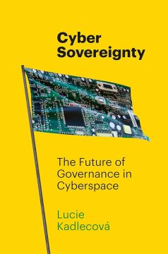Lucie Kadlecová "Cyber Sovereignty" könyvének borítója. Áramkörökből álló zászló.