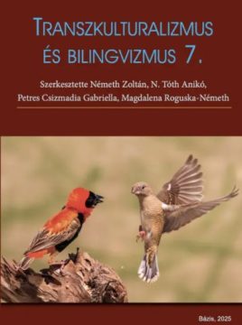 A "Transzkulturalizmus és Bilingvizmus 7." könyv borítója, melyen két madár látható.