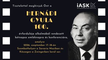 hERNÁDI gYULA 100. ÉVFORDULÓJA