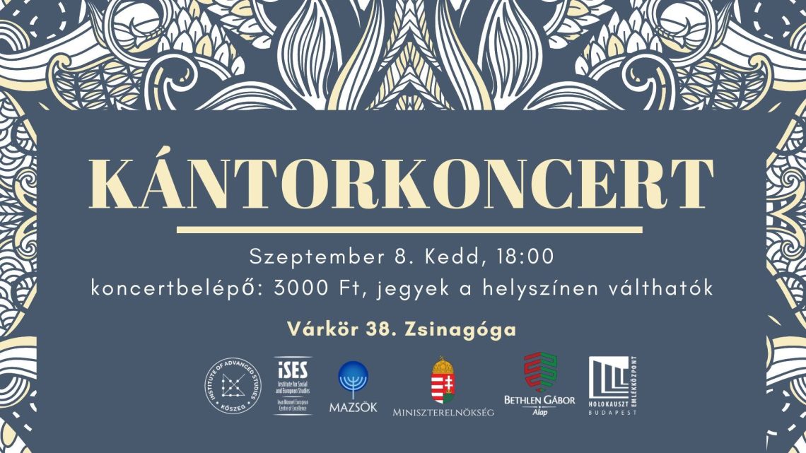 Kántorkoncert szeppt 18:00