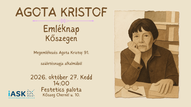 Agota Kristof emléknap Kőszegen