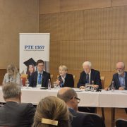 Ivana Stepanovic and Jody Jensen in the panel discussion